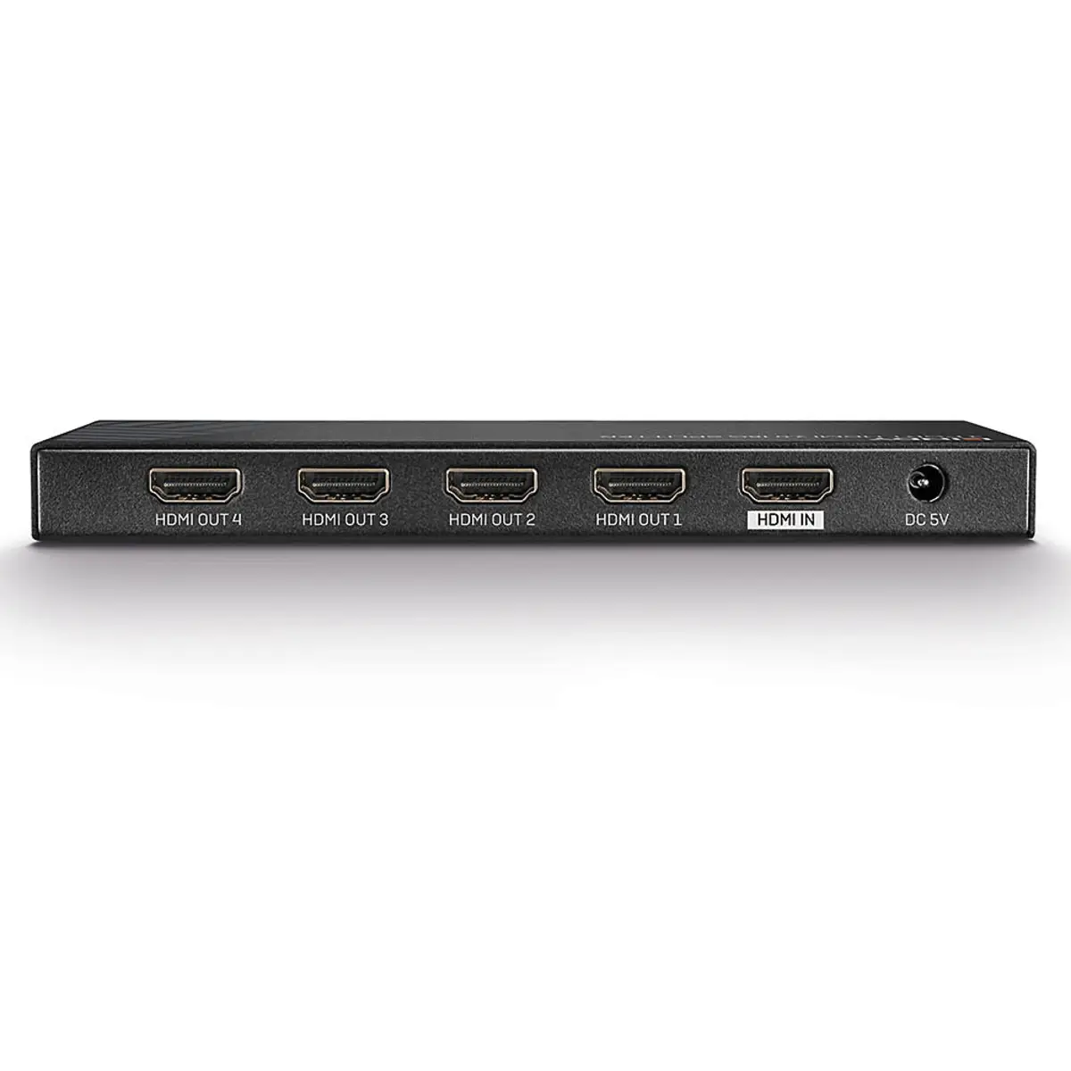 4 Port HDMI 18G Video-/Audio Splitter Schwarz
