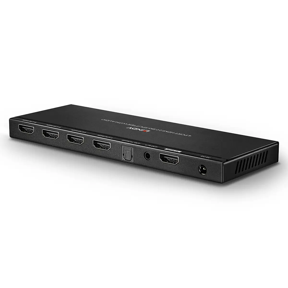 4 Port HDMI 2.0 18G Splitter mit Audio