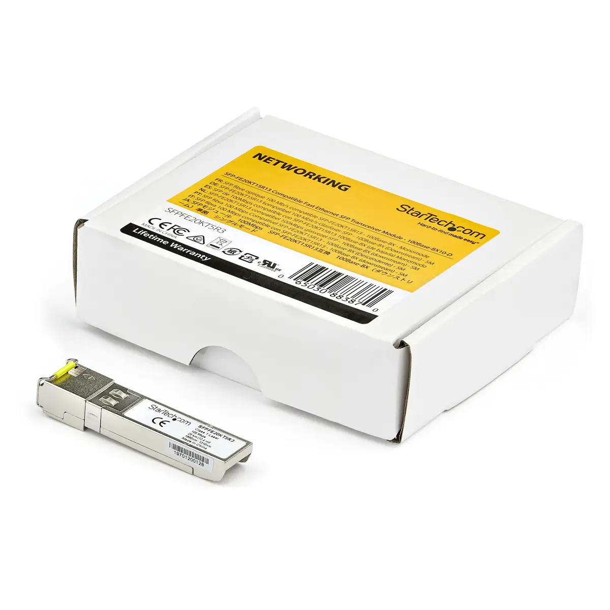 Juniper SFP-FE20KT15R13 kompatibles SFP Single Mode Modul - 100Base-BX10-D