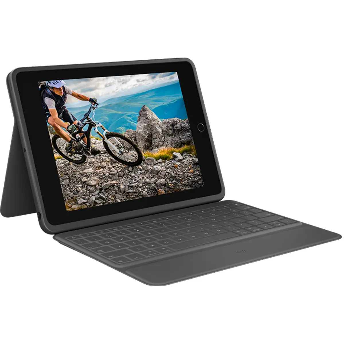 Rugged Tastatur für iPad 7 Graphite Layout Deutsch
