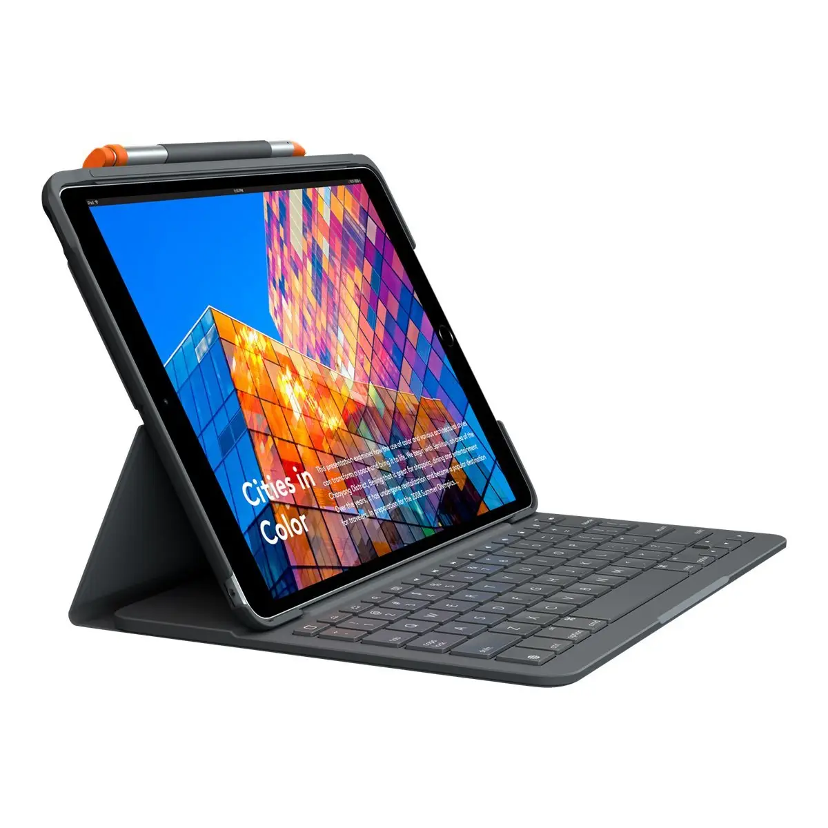 Slim Folio for iPad 7th Gen Graphite UK