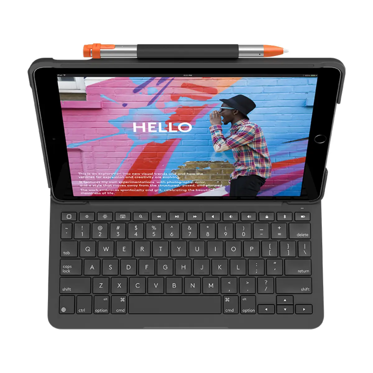 Slim Folio for iPad 7th Gen Graphite UK