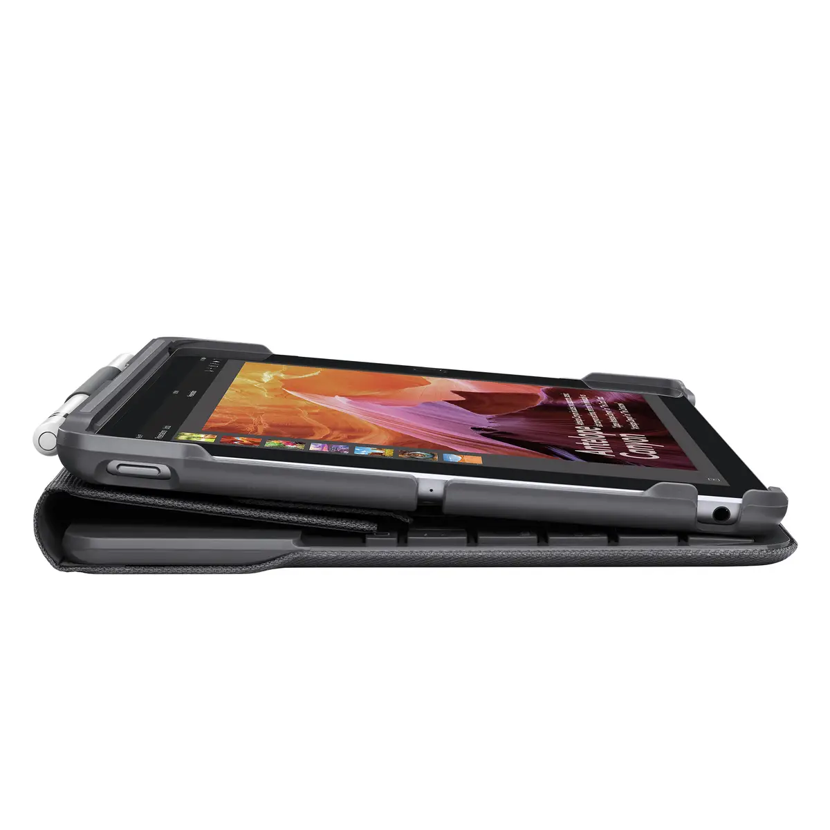 Slim Folio for iPad 7th Gen Graphite Französisch