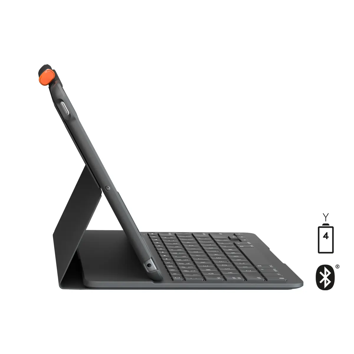 Slim Folio for iPad 7th Gen Graphite Französisch