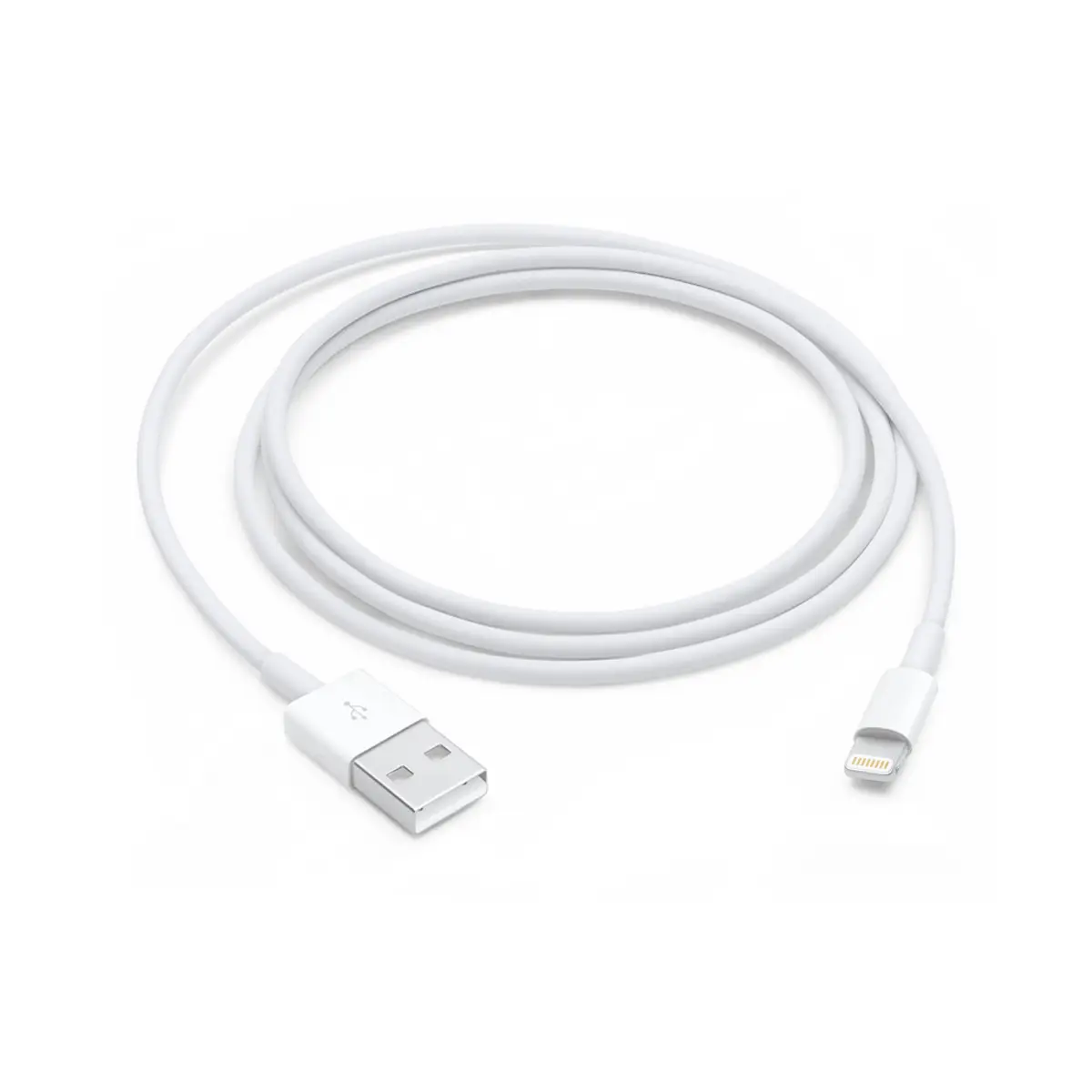 Lightning cable Lightning/USB-A white 1m