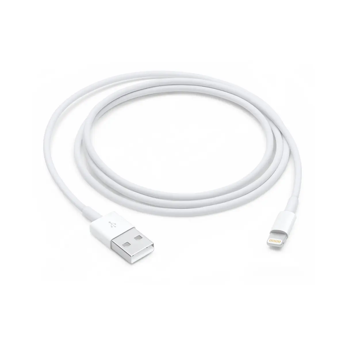 Lightning cable Lightning/USB-A white 1m