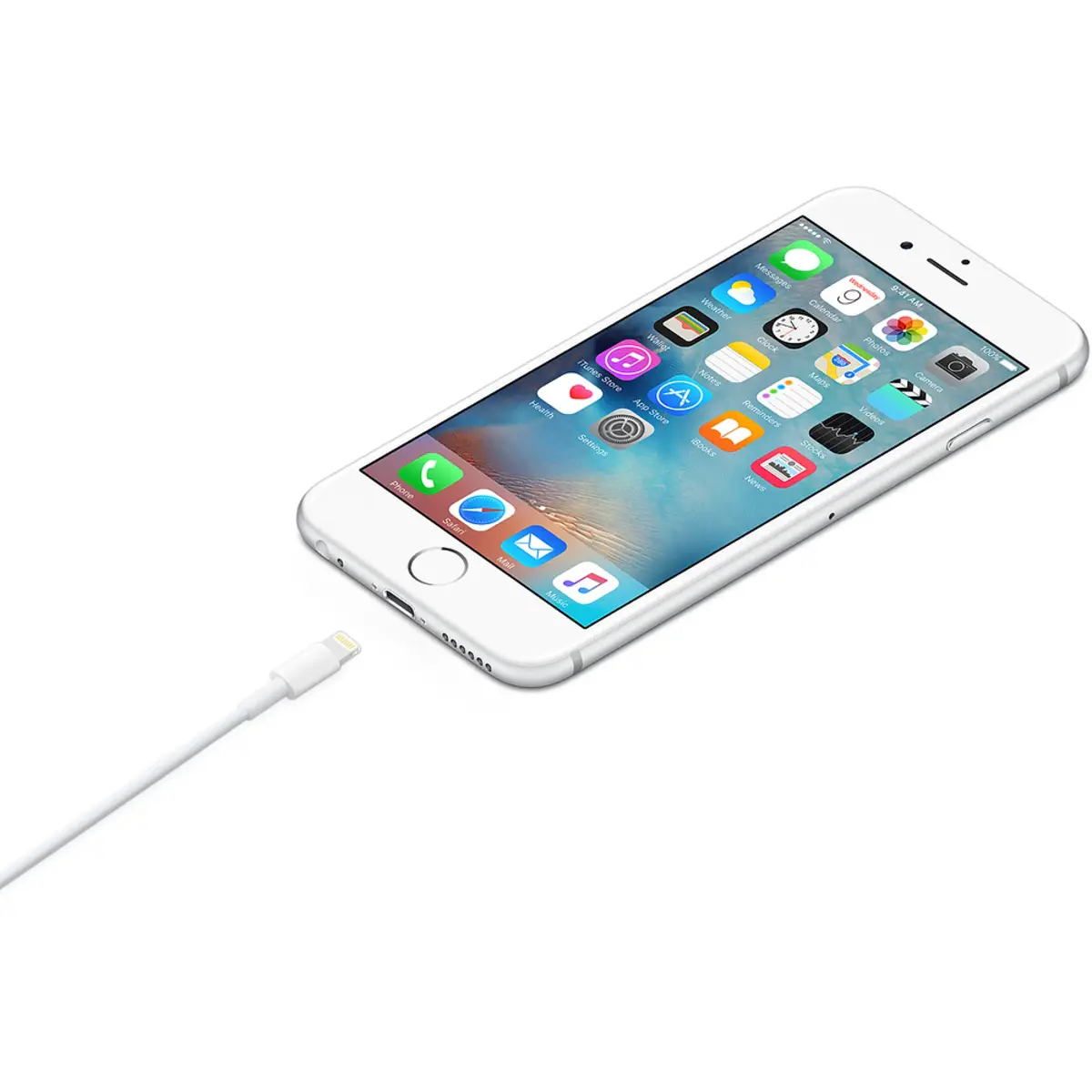 Lightning cable Lightning/USB-A white 1m