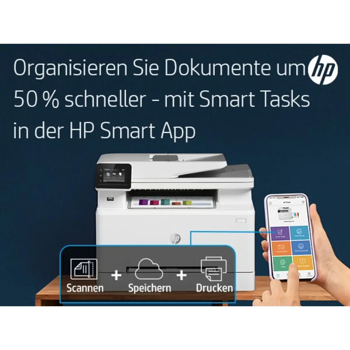 Color LaserJet Pro MFP M283fdw A4 All-in-One Drucker/Kopierer/Scanner/Fax Farblaserdruck