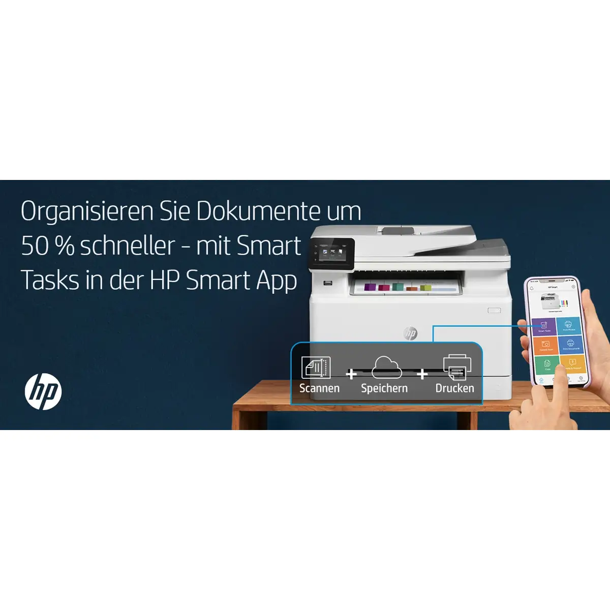 Color LaserJet Pro MFP M283fdw A4 All-in-One Drucker/Kopierer/Scanner/Fax Farblaserdruck