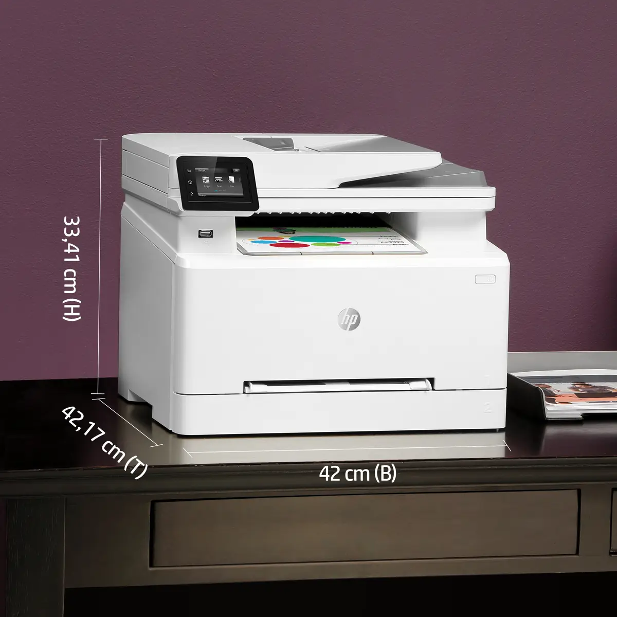 Color LaserJet Pro MFP M283fdw A4 All-in-One Drucker/Kopierer/Scanner/Fax Farblaserdruck