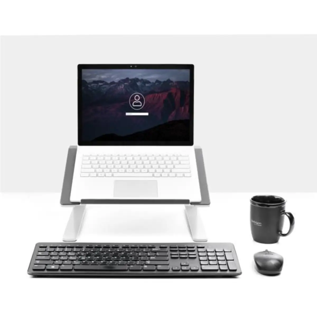 Verstellbare Laptoperhöhung Stahl & Aluminium 3 Höheneinstellungen