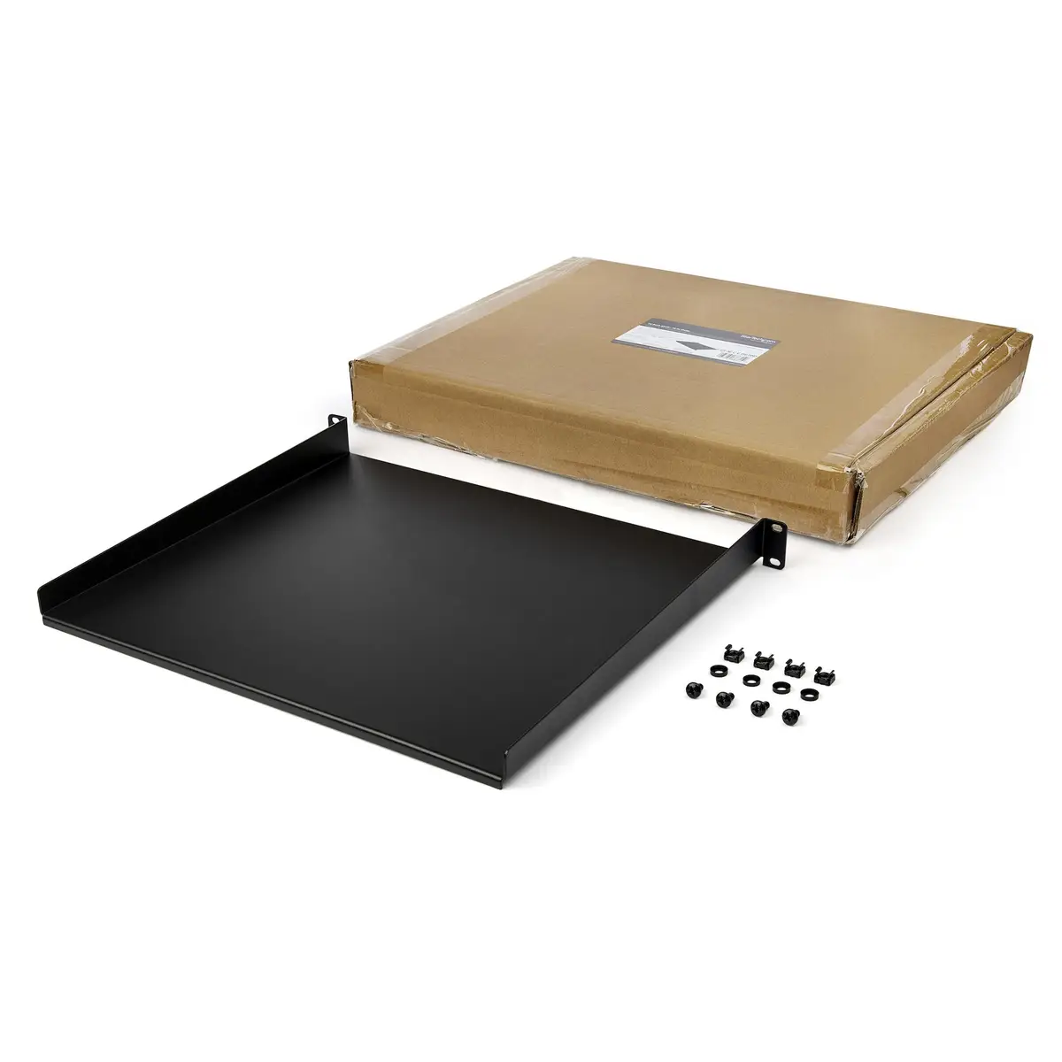 Serverschrank Fachboden 1 HE 16 Zoll tief