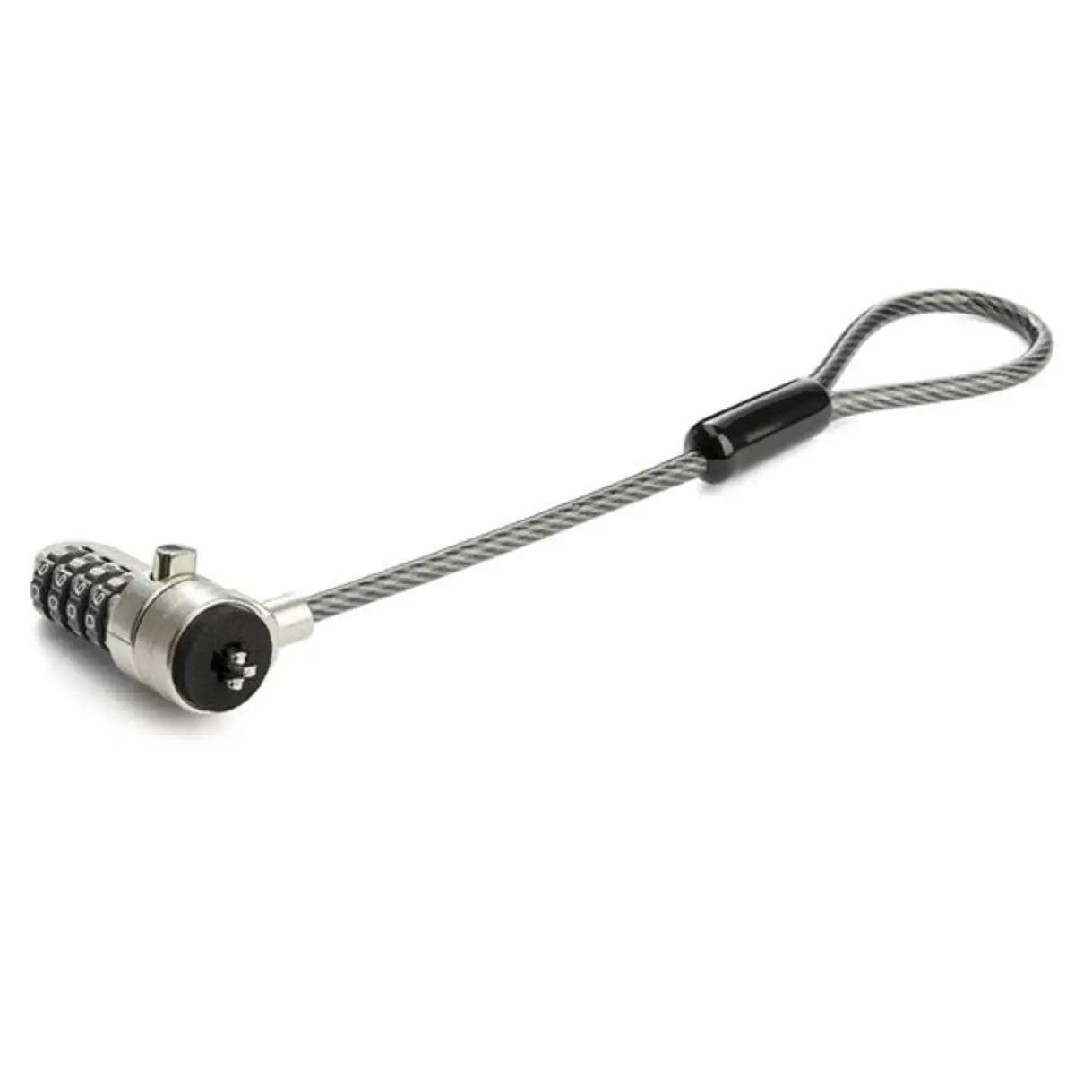 Laptop Kabelschloss-Verlängerung 15cm Stahlkabel 2,5 cm Schlaufe