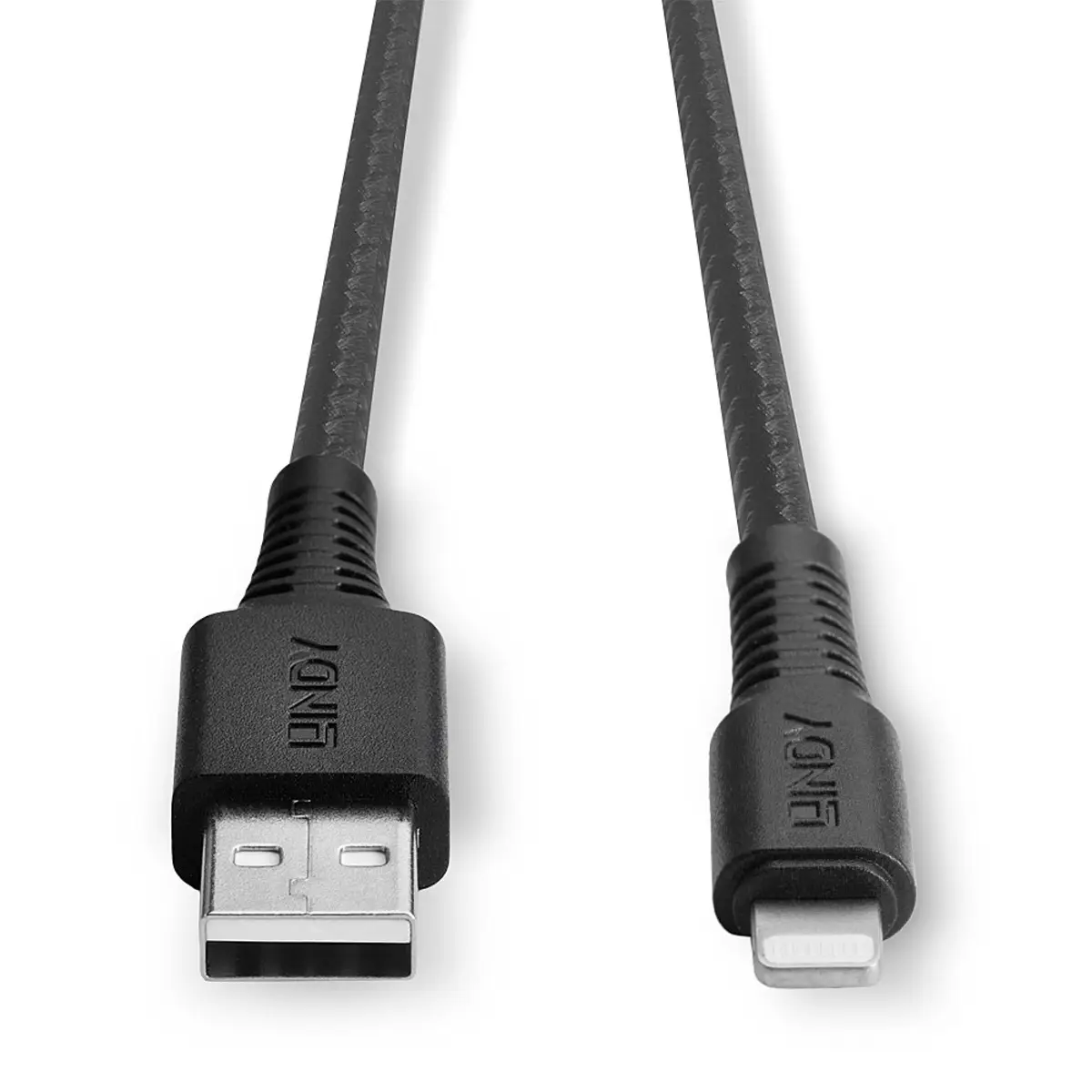 USB Kabel USB-A/Lightning Stecker/Stecker Schwarz 3m