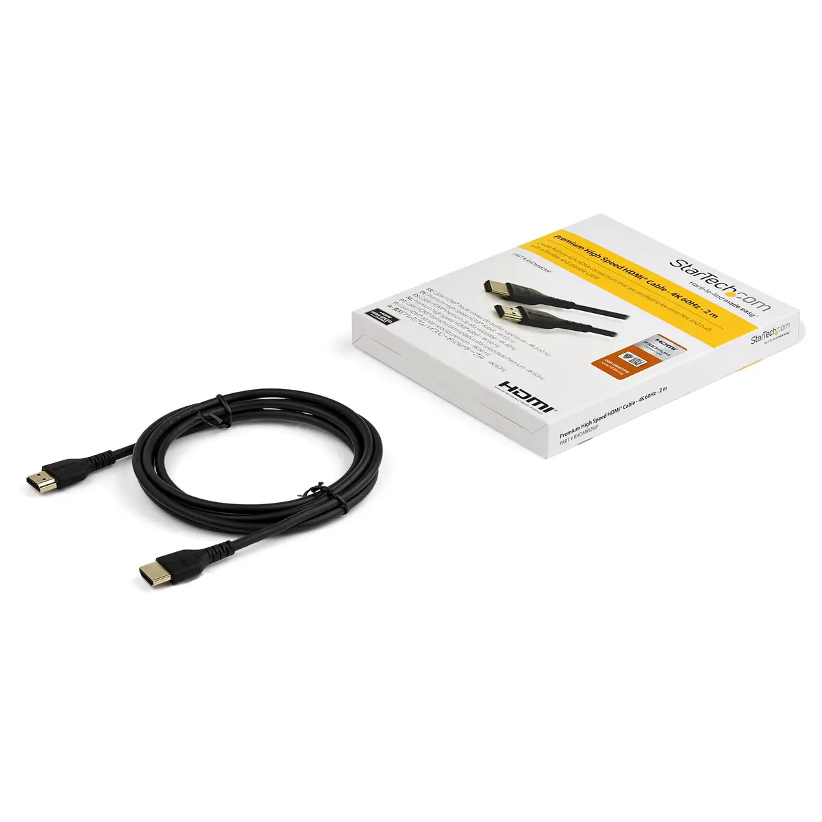 HDMI Kabel mit Ethernet HMDI/HDMI Stecker/Stecker Schwarz 2m