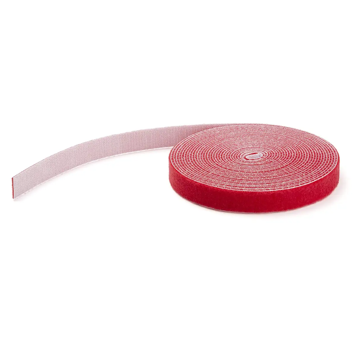 Klettkabelbinder Rolle Wiederverwendbar Rot 7,6m