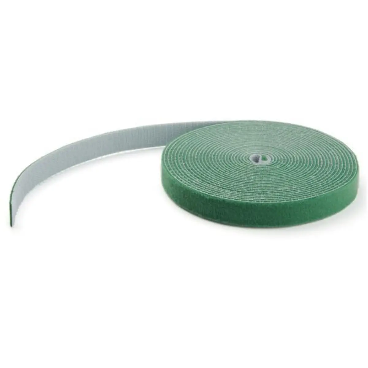 Klettkabelbinder Rolle Wiederverwendbar Grün 7,6m