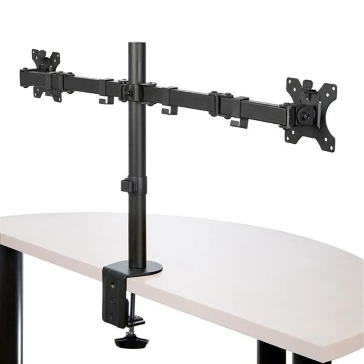 Monitorarm 2 Monitore - Stahl einstellbar für bis zu 32" Bildschirme