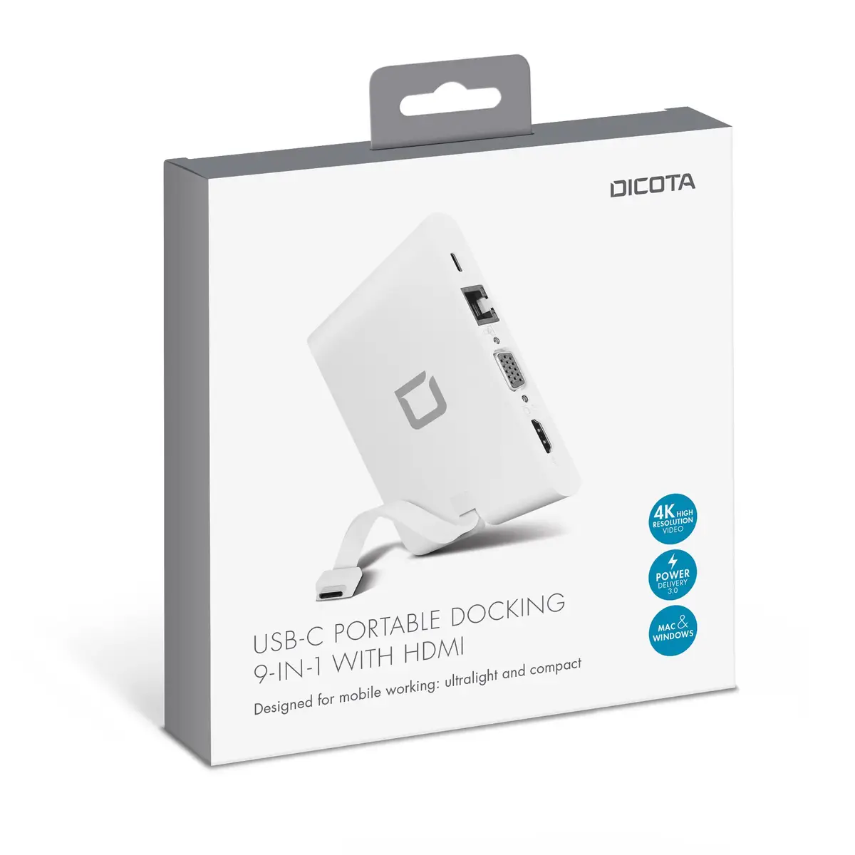 USB-C Portable Docking 9-in-1 with HDMI