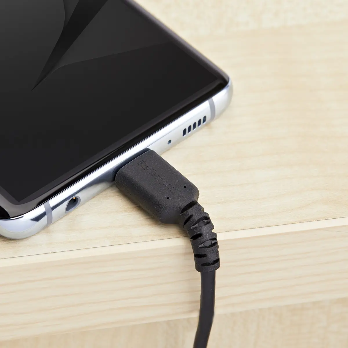 USB 2.0 zu USB-C Kabel Stecker/Stecker Schwarz 1 m