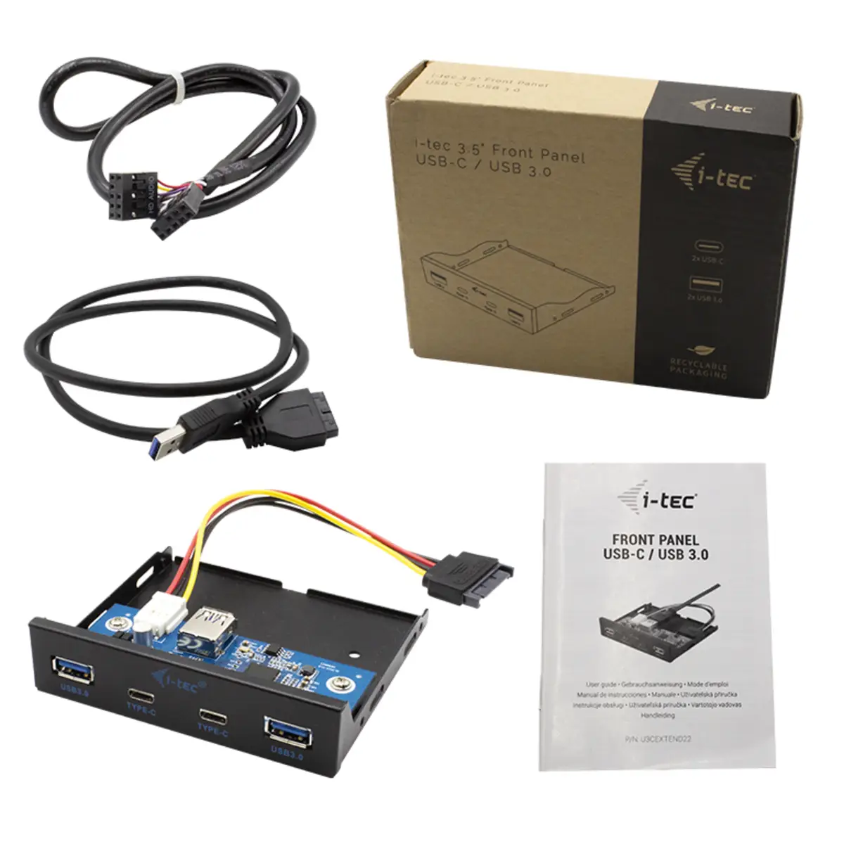 i-tec USB-C /USB 3.0 Internal Front panel