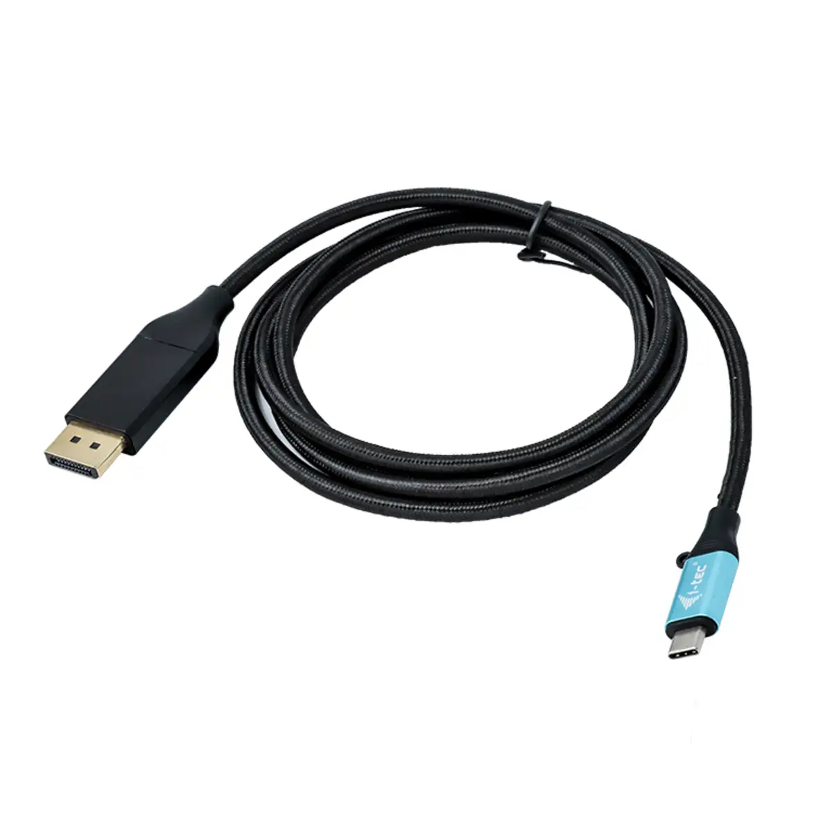 I-TEC USB DisplayPort-Kabel USB-C/DisplayPort Stecker/Stecker Schwarz 2m