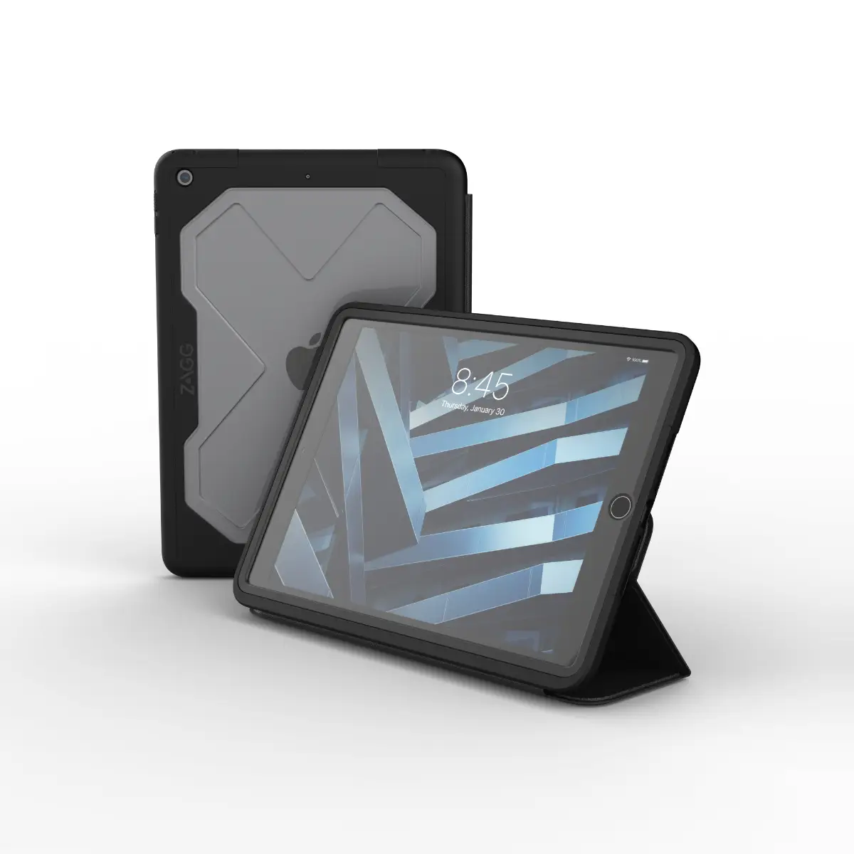RUGGED MESSENGER CASE für iPad 10,2 Schwarz