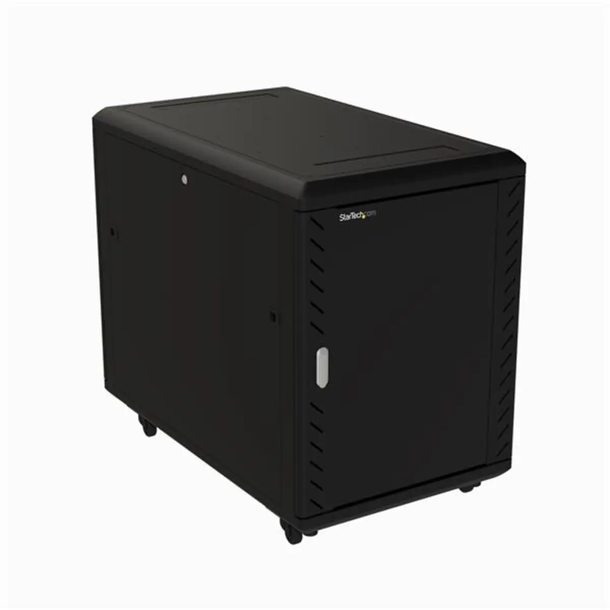 15U Server Rack Cabinet Netzwerkschrank 4 Pfosten 48,3 cm (19") Schwarz