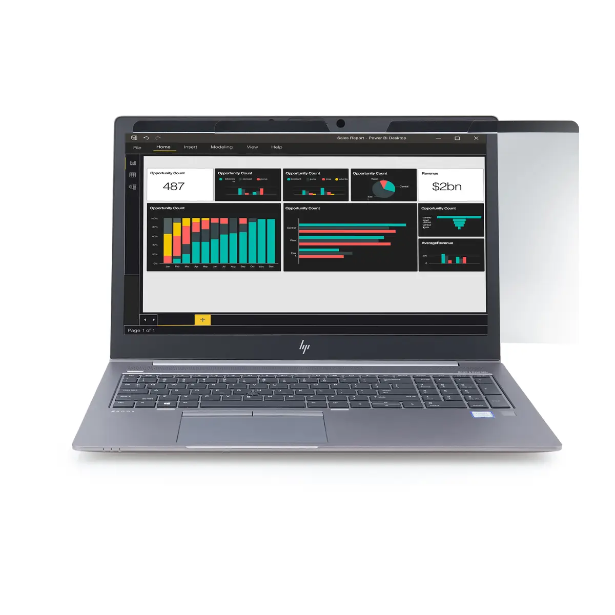 38,1 cm (15") Laptop Privacy Screen Transparent