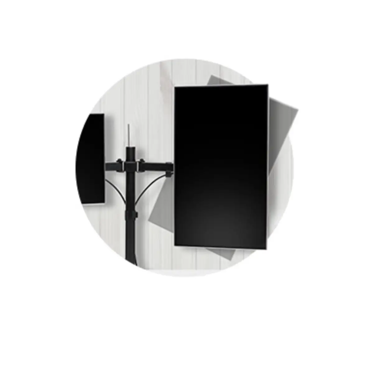 SmartFit Ergo Verlängerter Dual Monitorarm