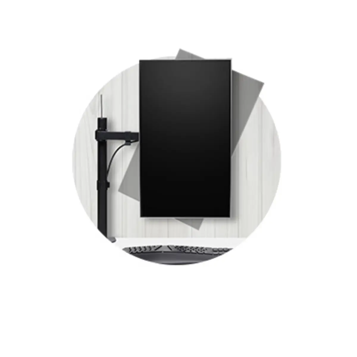 SmartFit Ergo Verlängerter Single Monitorarm