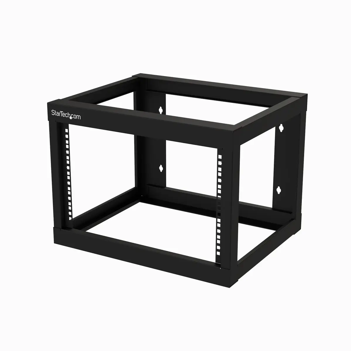 6U Wall-mount Rack Open Frame Schwarz
