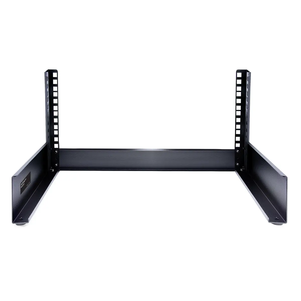 RK4OD Desktop Rack (4 HE, 2 Post Open Frame Rack, bis zu 30 kg, EIA-310, freistehend) schwarz