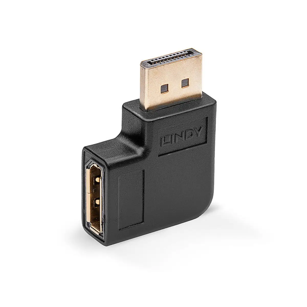 DisplayPort Adapter Abgewinkelt Stecker/Buchse Schwarz