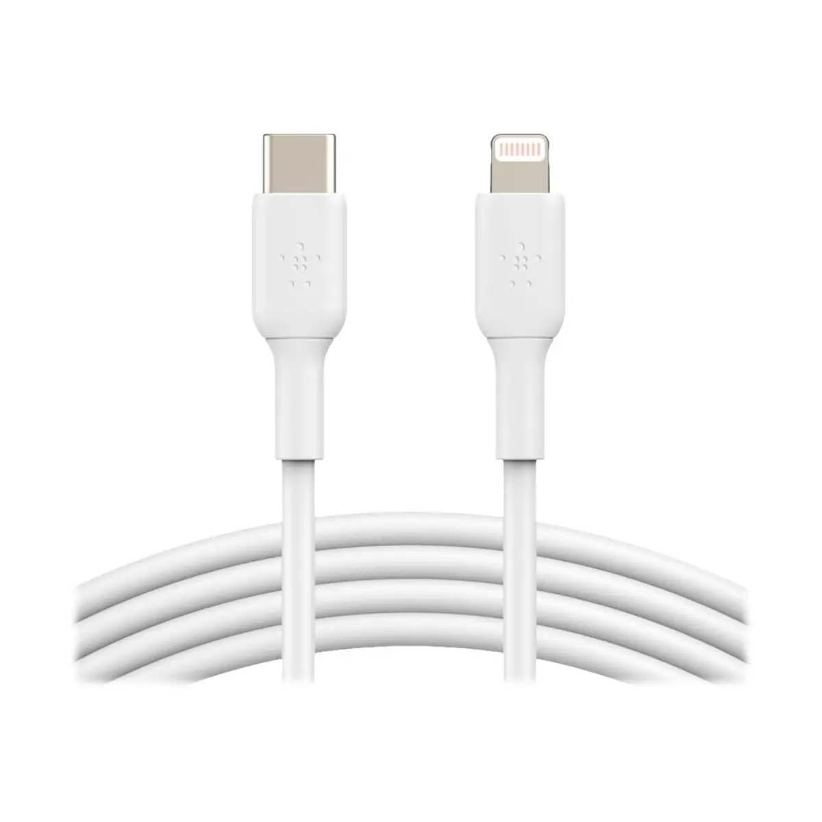BOOSTCHARGE Ladekabel Lightning/USB-C Stecker/Stecker Weiß 1m