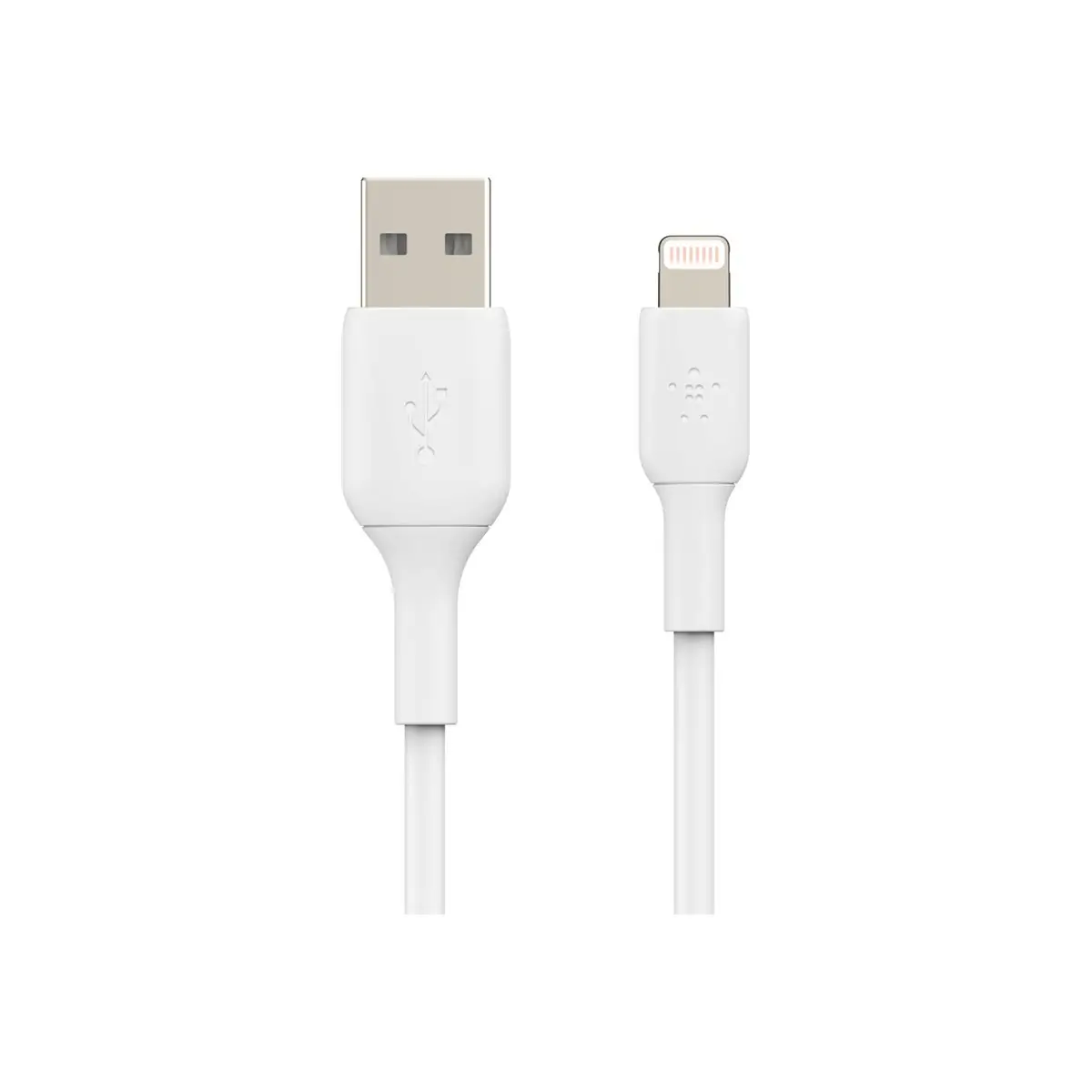 BOOSTCHARGE Ladekabel Lightning/USB-A Stecker/Stecker Weiß 1m