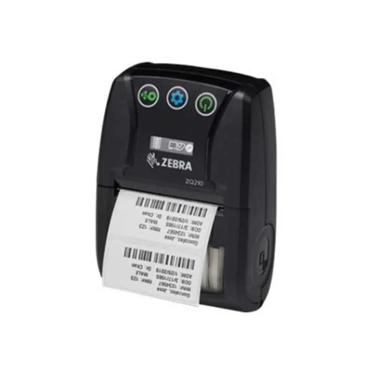 ZQ210, 8 Punkte/mm (203dpi), CPCL, USB, BT (iOS), schwarz