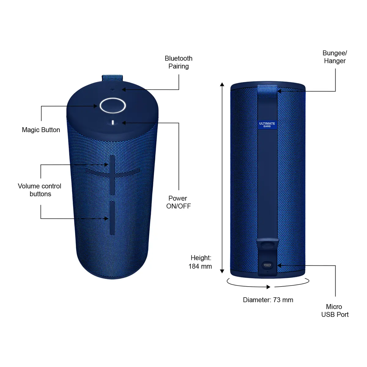 Lautsprecher UE BOOM3 Bluetooth Lagoon Blue