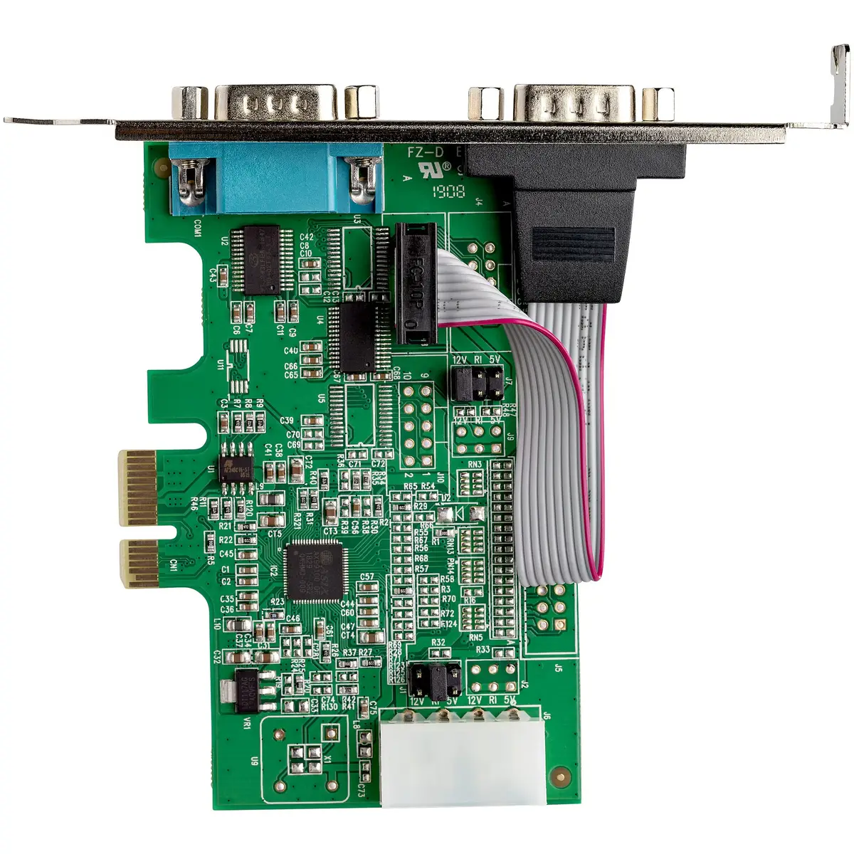 2 Port PCIe serielle Schnittstellenkarte - 16950 UART - 256-Byte-FIFO-Cache