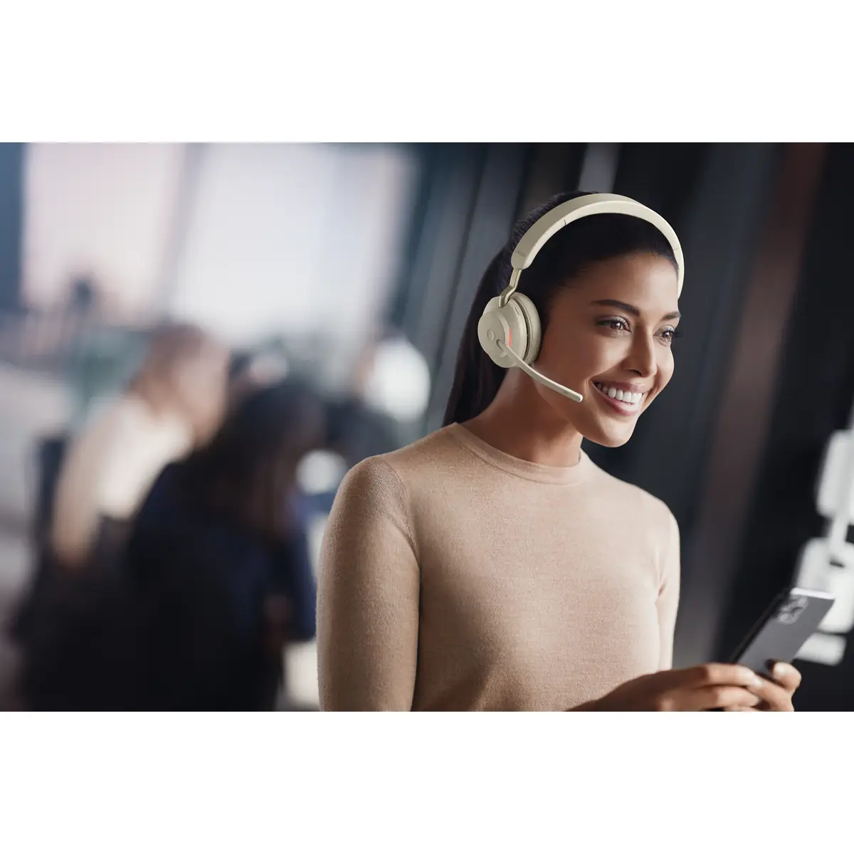Evolve2 65 MS Teams, Stereo, USB-C, Beige