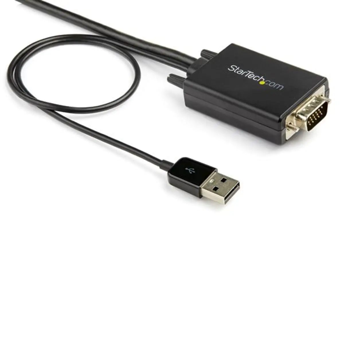 VGA auf HDMI/USB-Audio Adapterkabel Stecker/Stecker Schwarz 2m