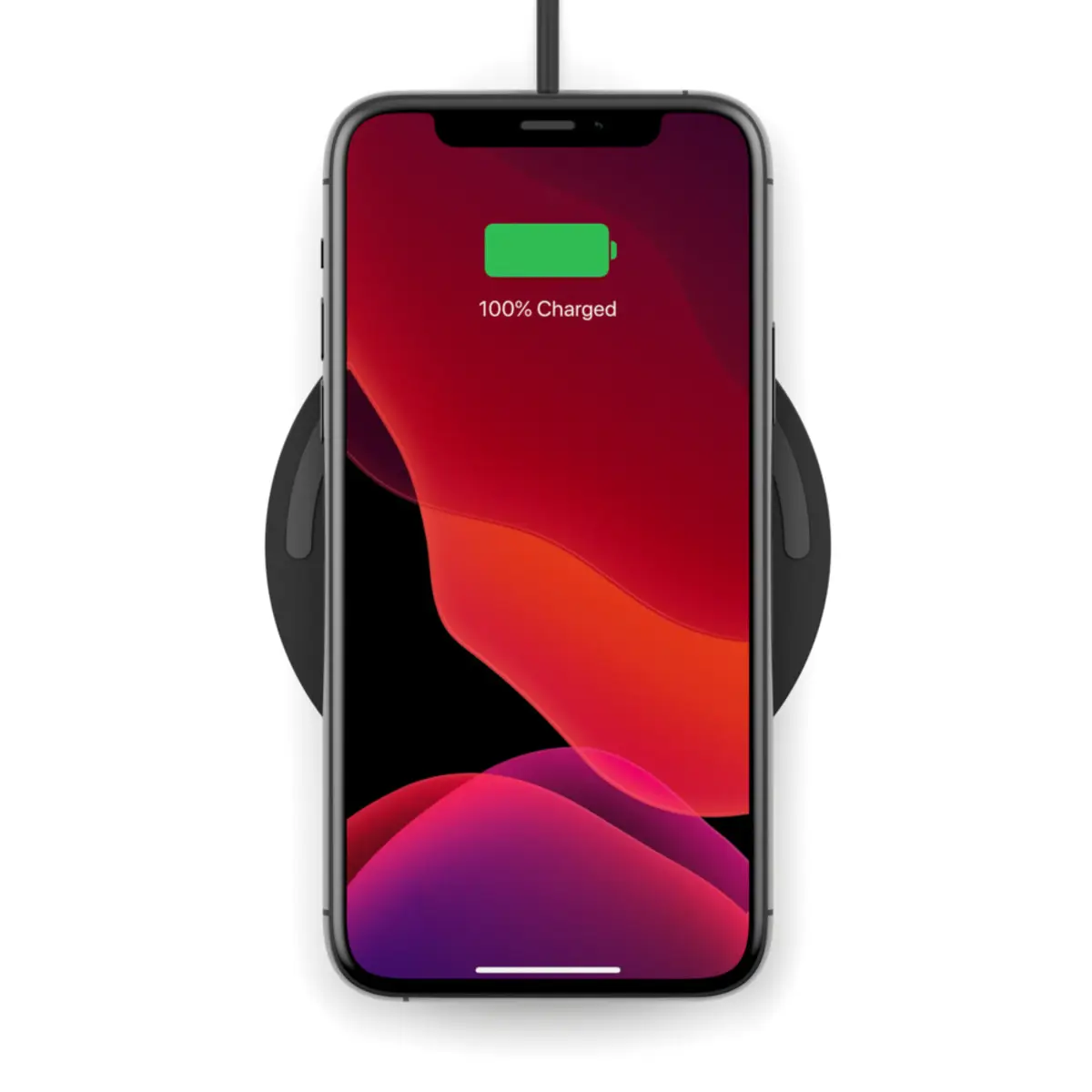Wireless Charging Pad 10W Micro-USB Kabel mit Netzteil schwarz