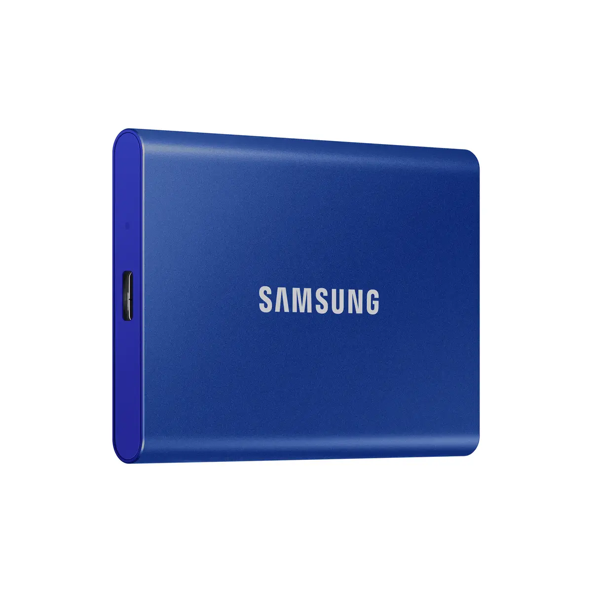 Portable SSD T7, 1 TB, USB Typ-C, 3.2 Gen 2 (3.1 Gen 2), 1050 MB/s, Passwortschutz, Blau