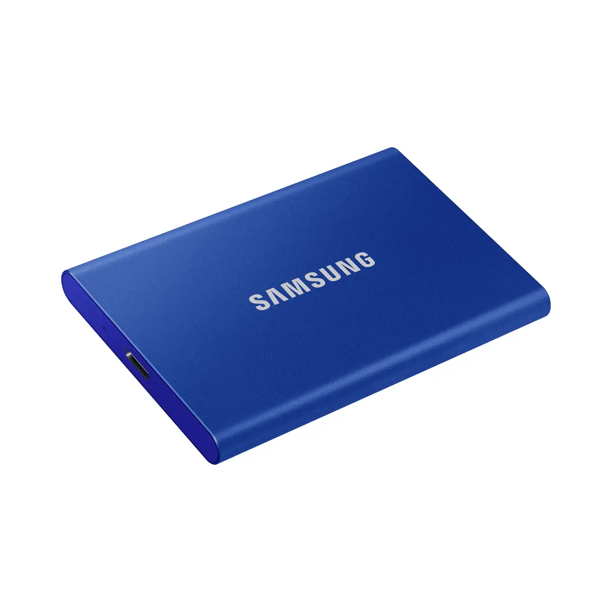 Portable SSD T7, 1 TB, USB Typ-C, 3.2 Gen 2 (3.1 Gen 2), 1050 MB/s, Passwortschutz, Blau