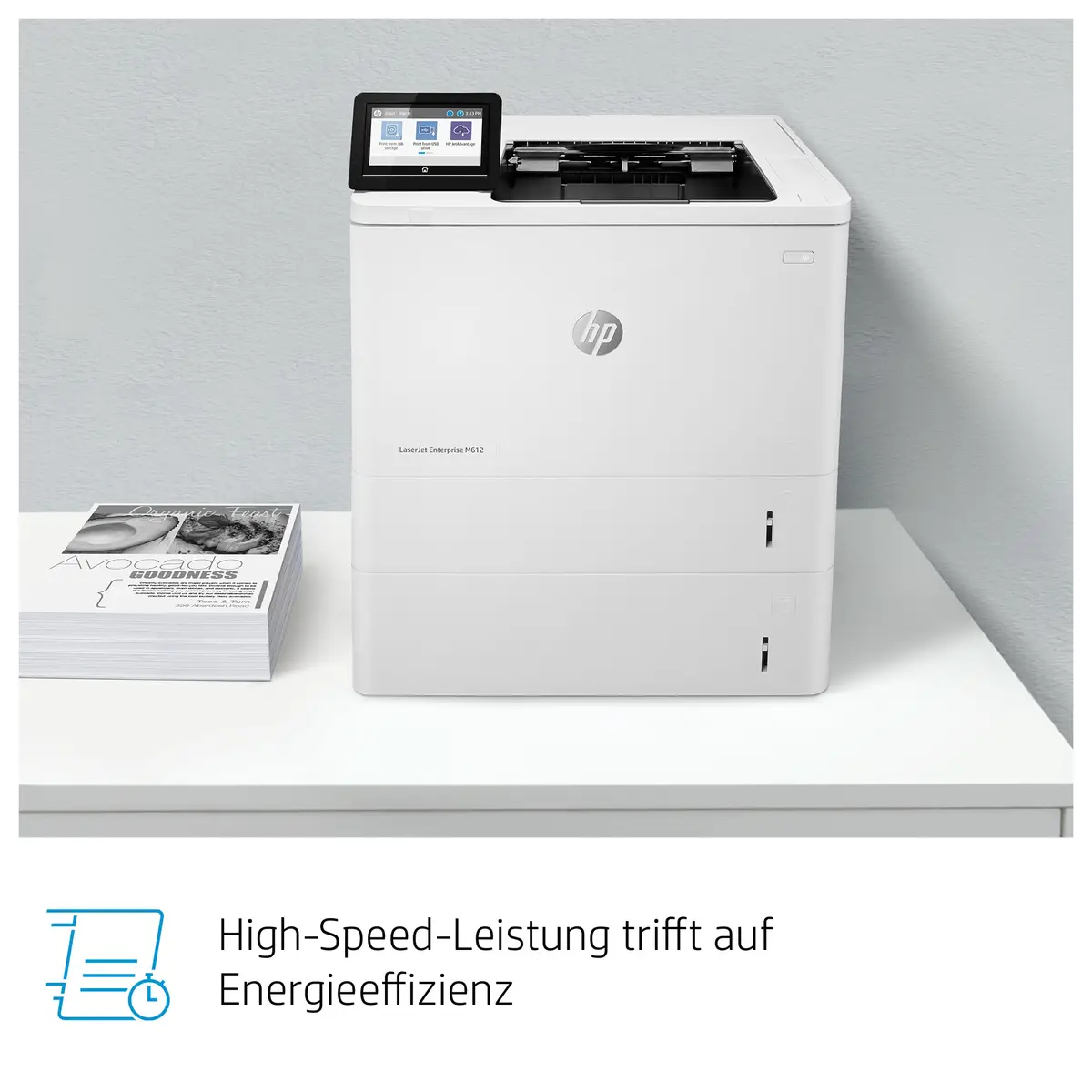 LaserJet Enterprise M612dn A4 S/W Laserdrucker 1200x1200dpi 71ppm Duplex