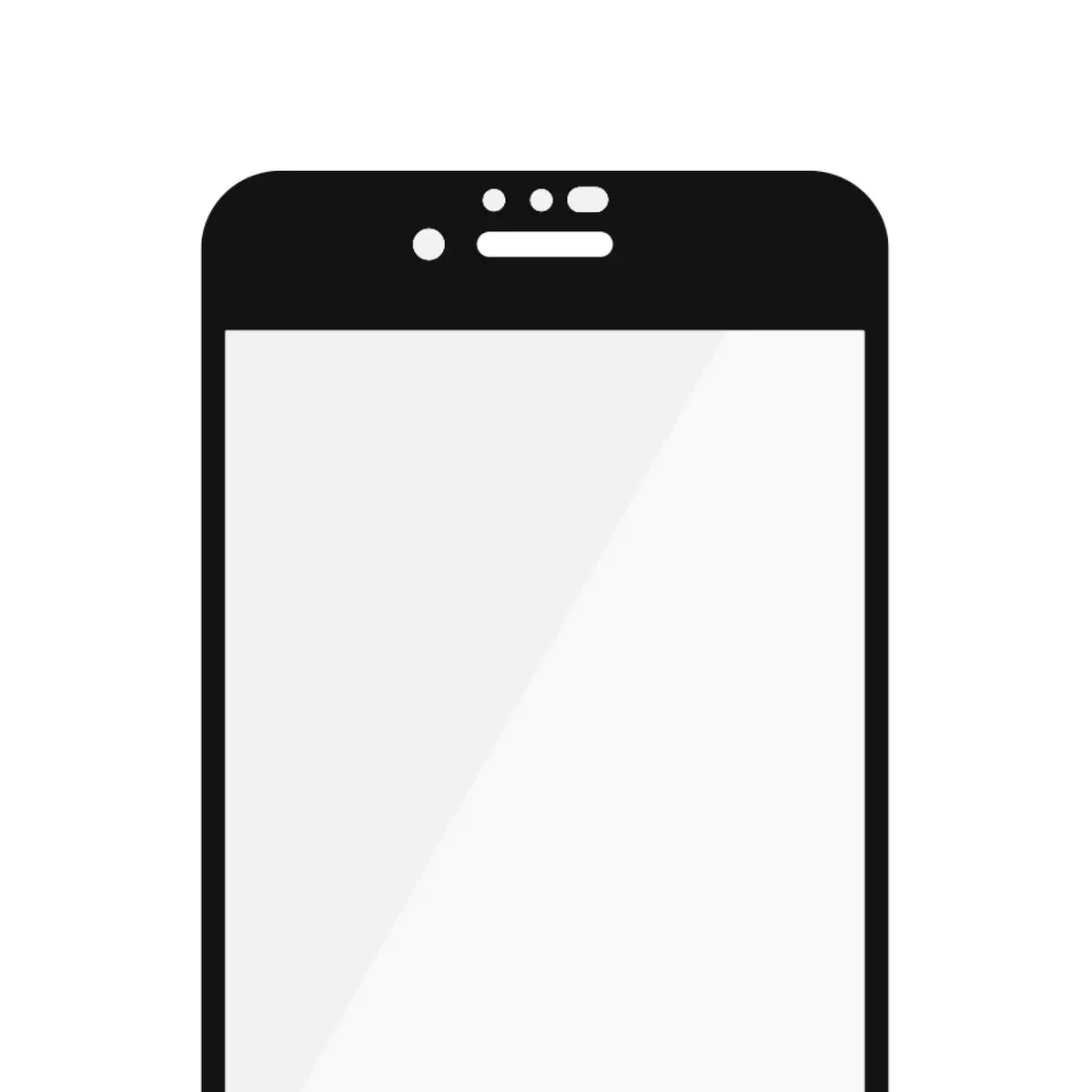 Bildschirmschutz für iPhone 6/7/8 SE (2020) schwarz