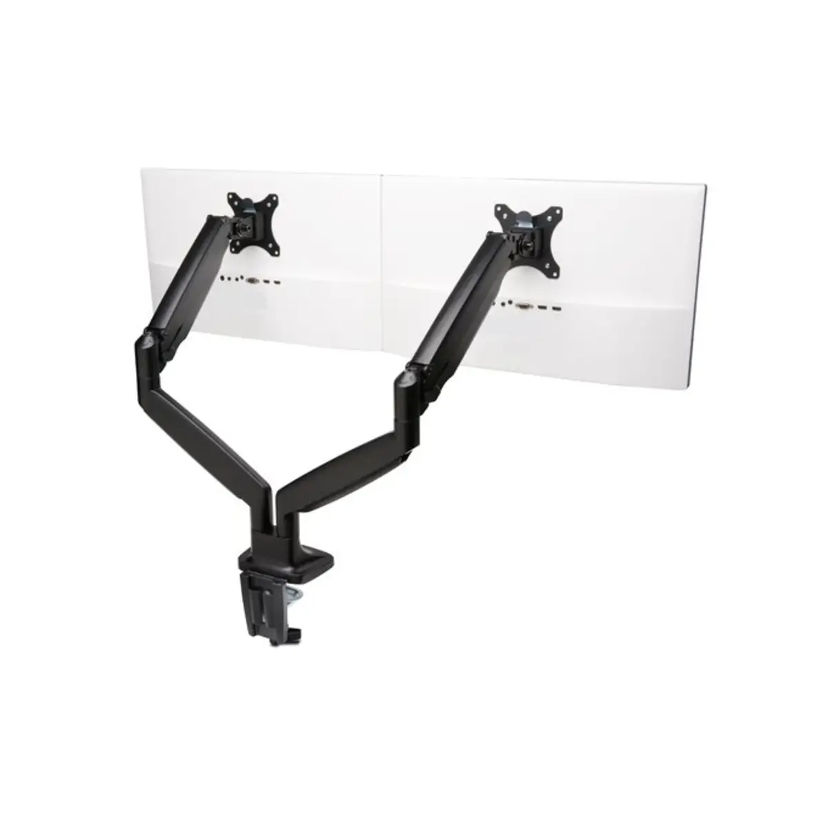 One-Touch Dual Monitorarm – schwarz