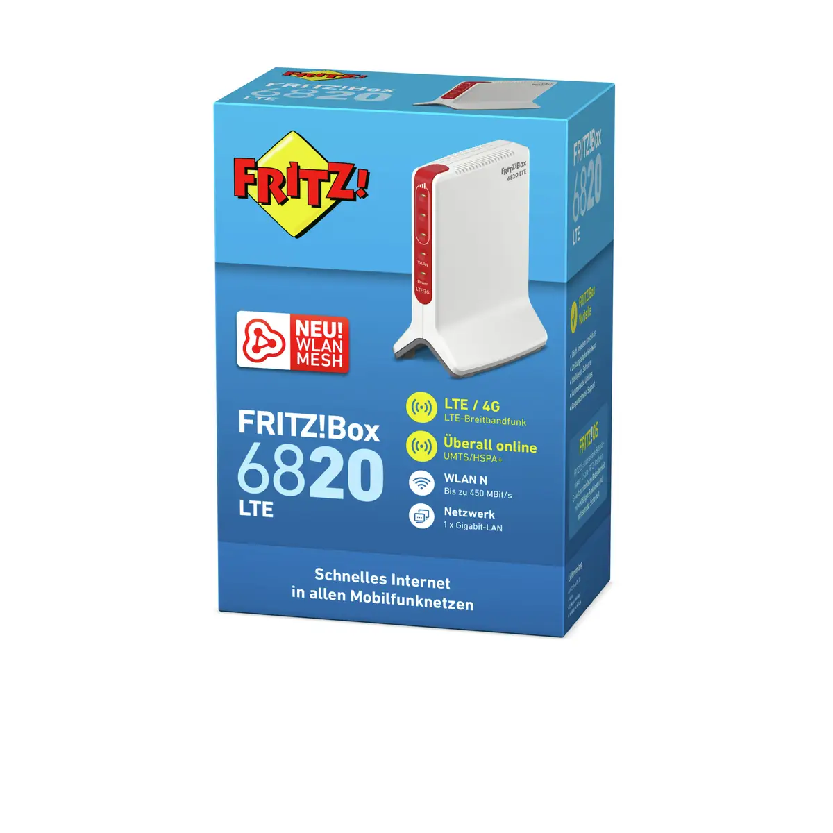 FRITZ!Box 6820 LTE Wireless Router WWAN GigE 802.11b/g/n