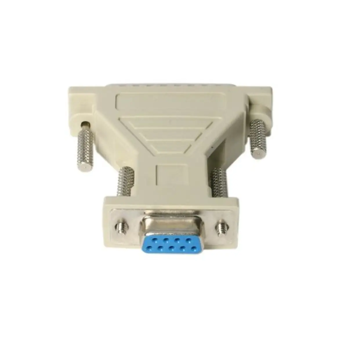 DB9 auf DB25 Seriell Kabeladapter Buchse/Stecker Weiß