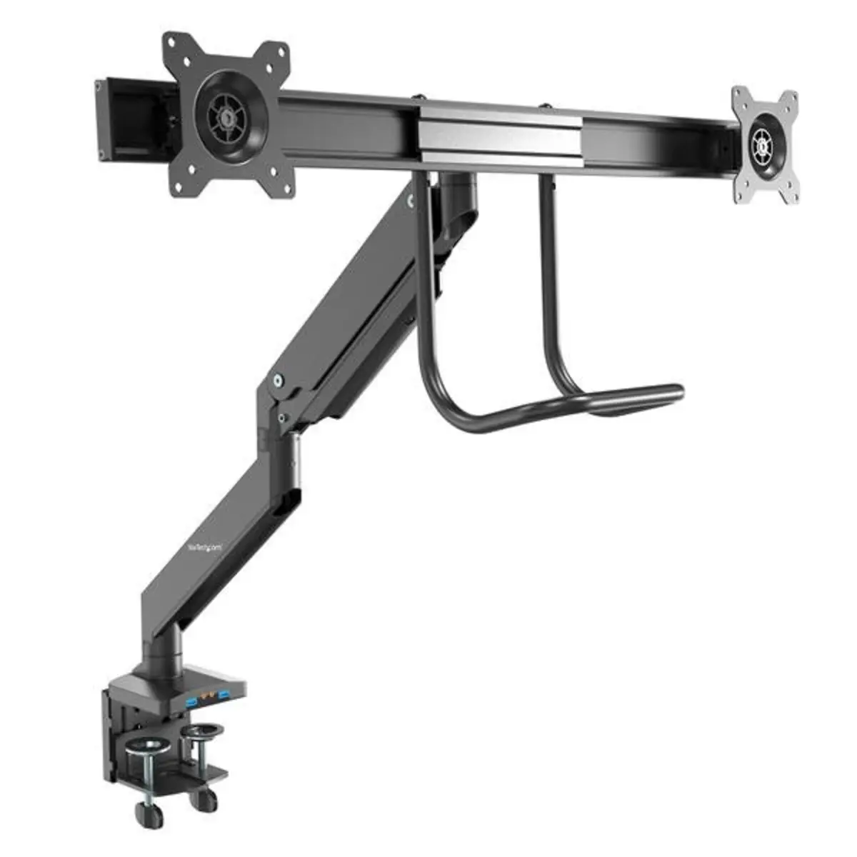 Doppel Monitorarm VESA Schreibtischklemme 2x USB 3.0